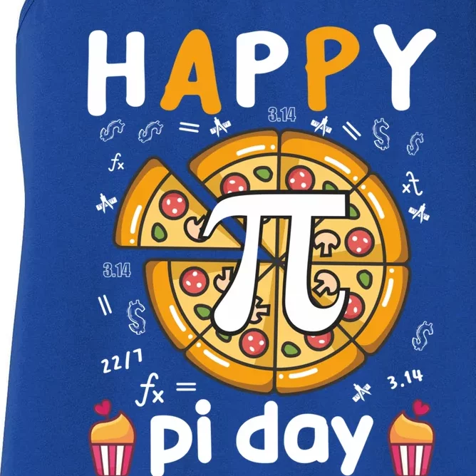 Happy Pi Day Math Teacher Pi Day Gift Great Gift Women's Racerback Tank