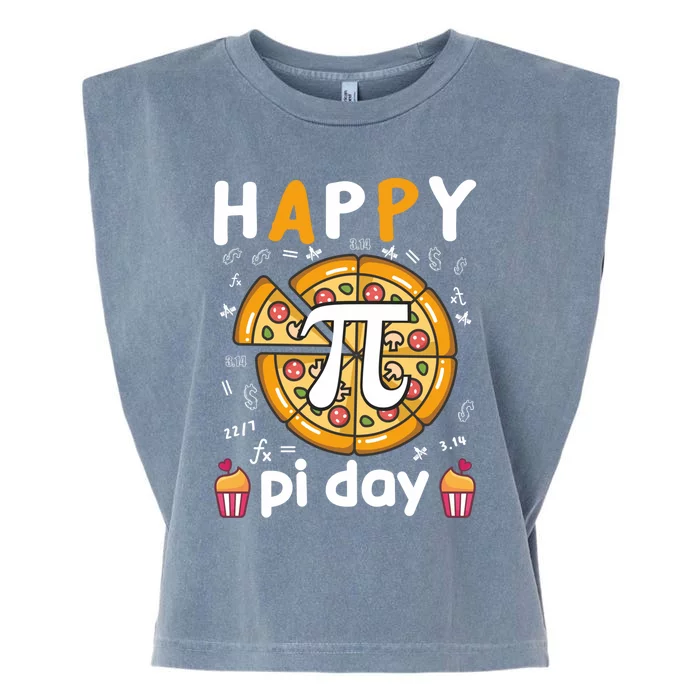 Happy Pi Day Math Teacher Pi Day Gift Great Gift Garment-Dyed Women's Muscle Tee