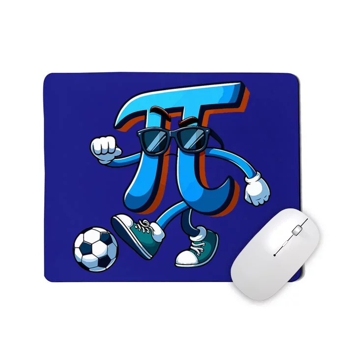 Happy Pi Day Soccer Lovers Pi Symbol Math Teachers Mousepad