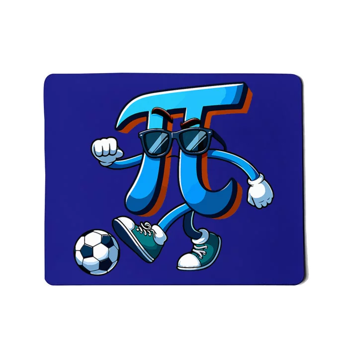 Happy Pi Day Soccer Lovers Pi Symbol Math Teachers Mousepad