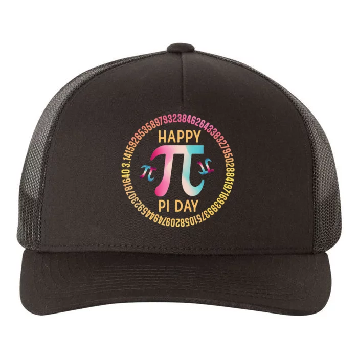 Happy Pi Day Mathematic Math Teacher Yupoong Adult 5-Panel Trucker Hat