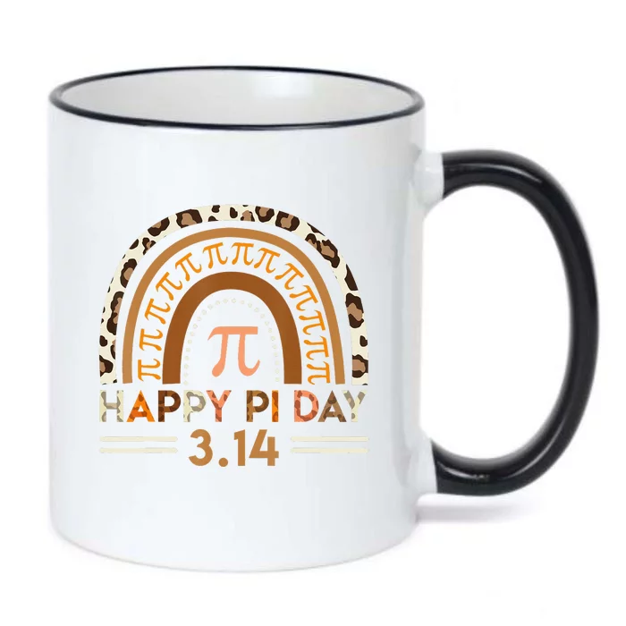 Happy Pi Day Mathematic Math Teacher Rainbow Black Color Changing Mug