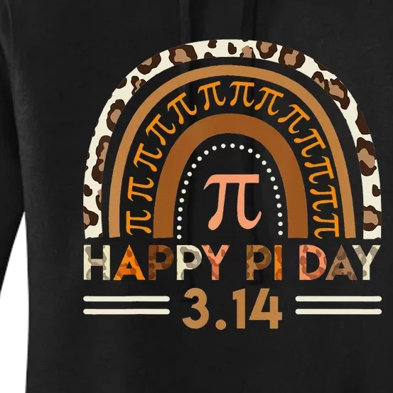 Happy Pi Day Mathematic Math Teacher Rainbow Women's Pullover Hoodie