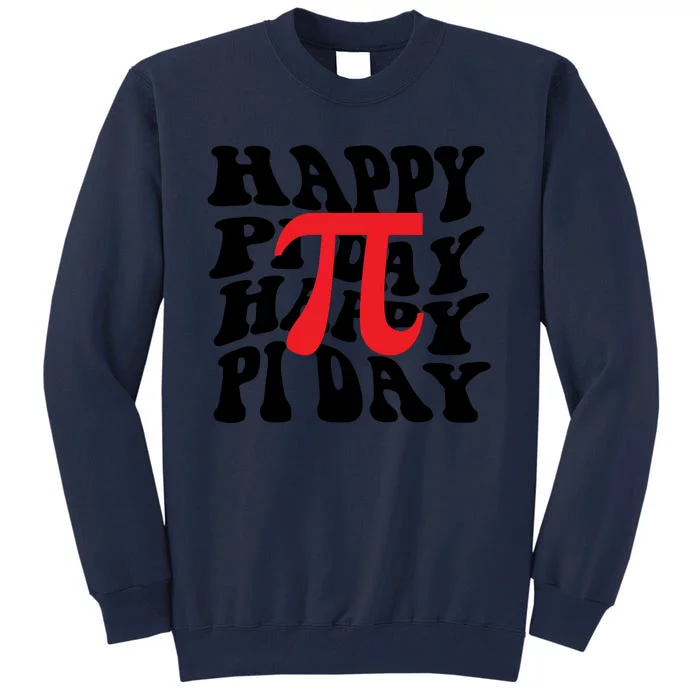 Happy Pi Day Retro Vintage Tall Sweatshirt