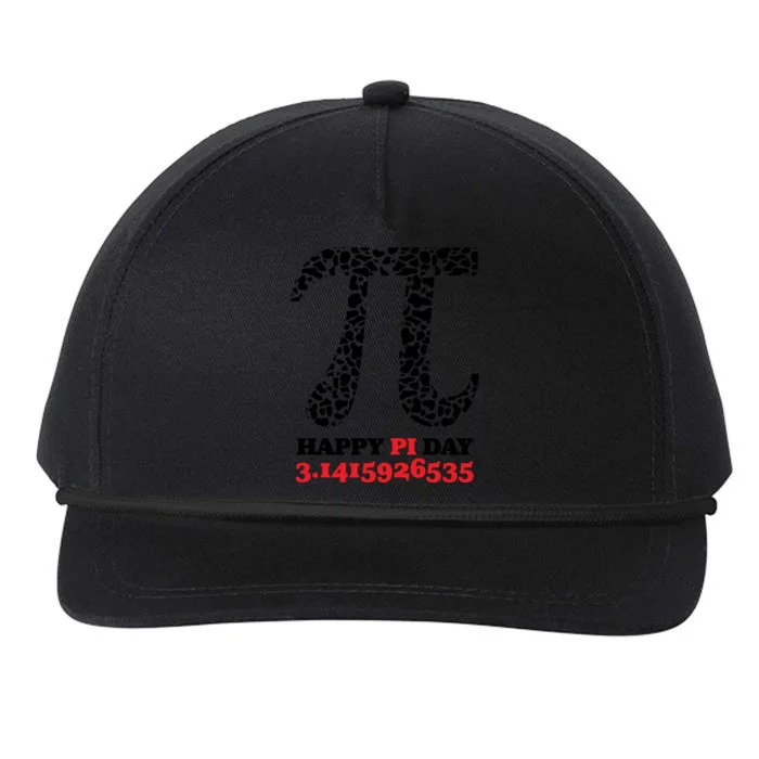 Happy Pi Day Retro Vintage Snapback Five-Panel Rope Hat