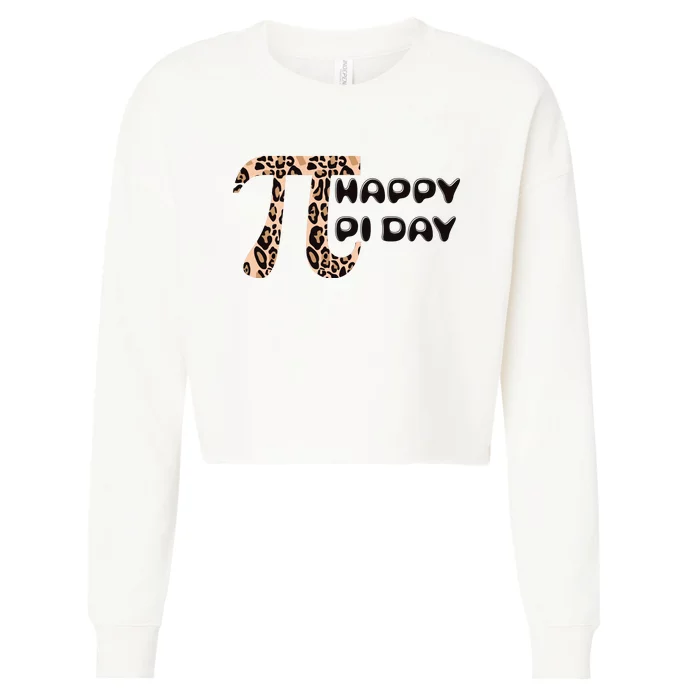 Happy Pi Day Cropped Pullover Crew