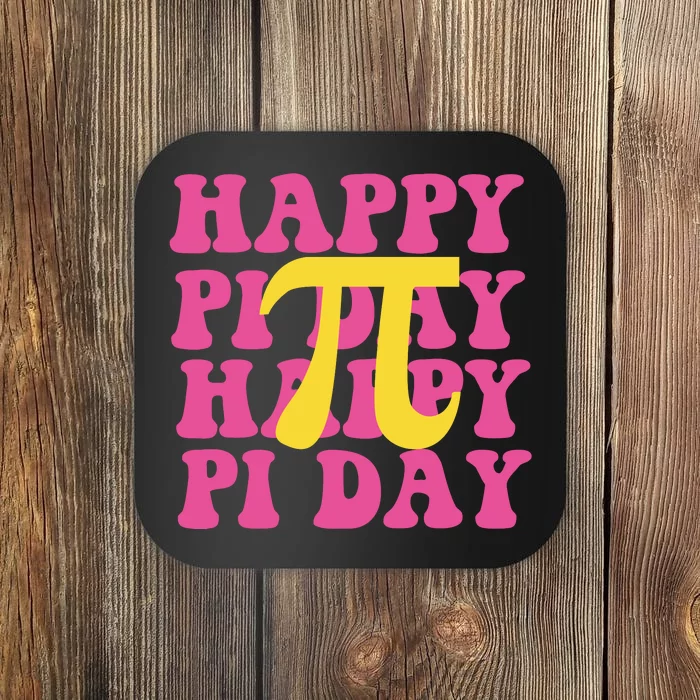 Happy Pi Day Vintage Coaster