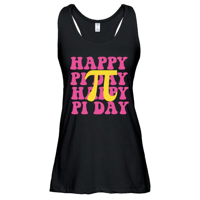 Happy Pi Day Vintage Ladies Essential Flowy Tank