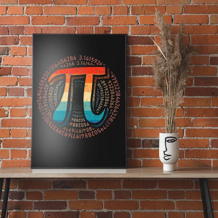 Happy Pi day 3.14 Pi Day Math Lover Teacher mathematics Poster