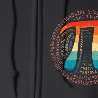 Happy Pi day 3.14 Pi Day Math Lover Teacher mathematics Full Zip Hoodie