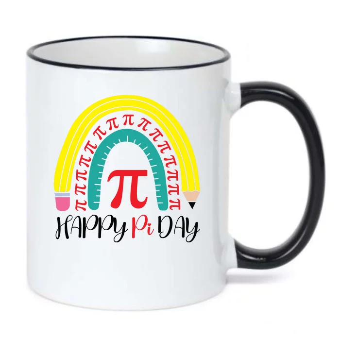 Happy Pi Day School Black Color Changing Mug