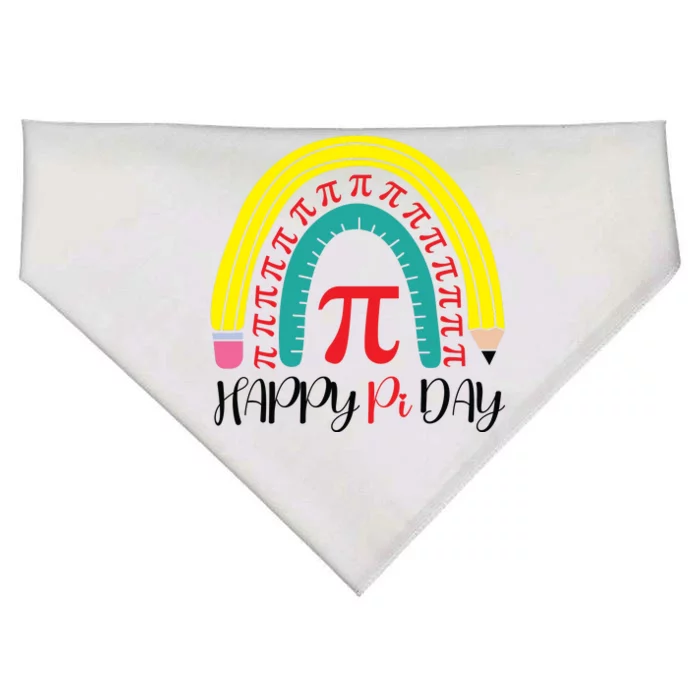 Happy Pi Day School USA-Made Doggie Bandana