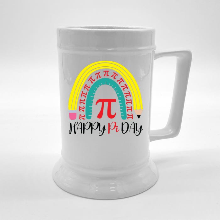 Happy Pi Day School Front & Back Beer Stein