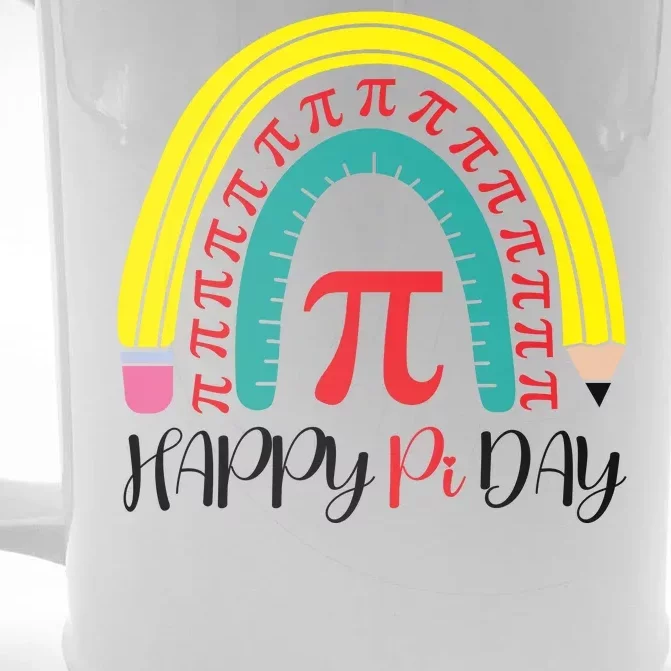 Happy Pi Day School Front & Back Beer Stein