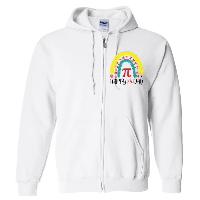 Happy Pi Day School Full Zip Hoodie