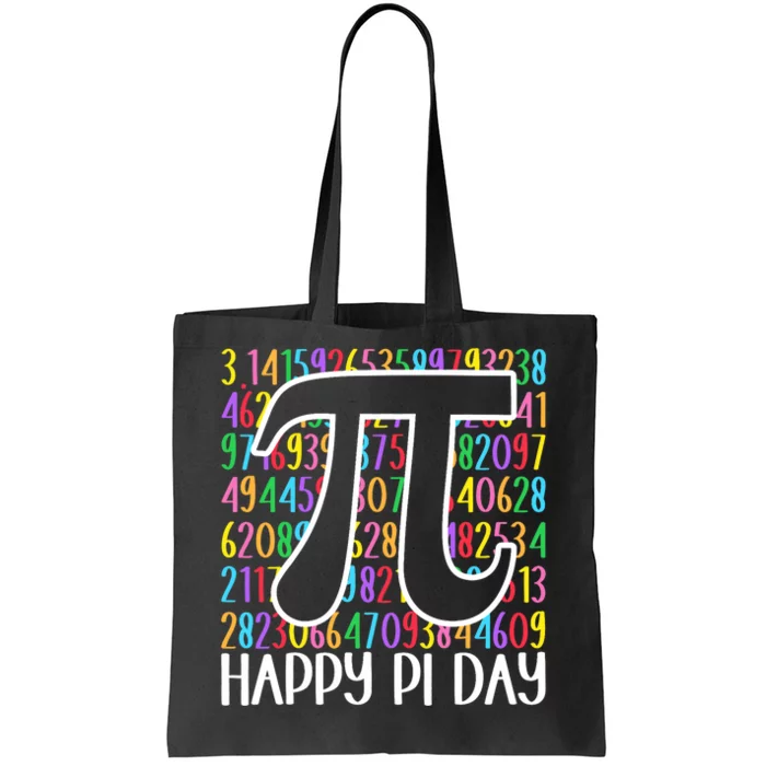 Happy Pi Day Math Teachers Student Professor Pi Day Tote Bag