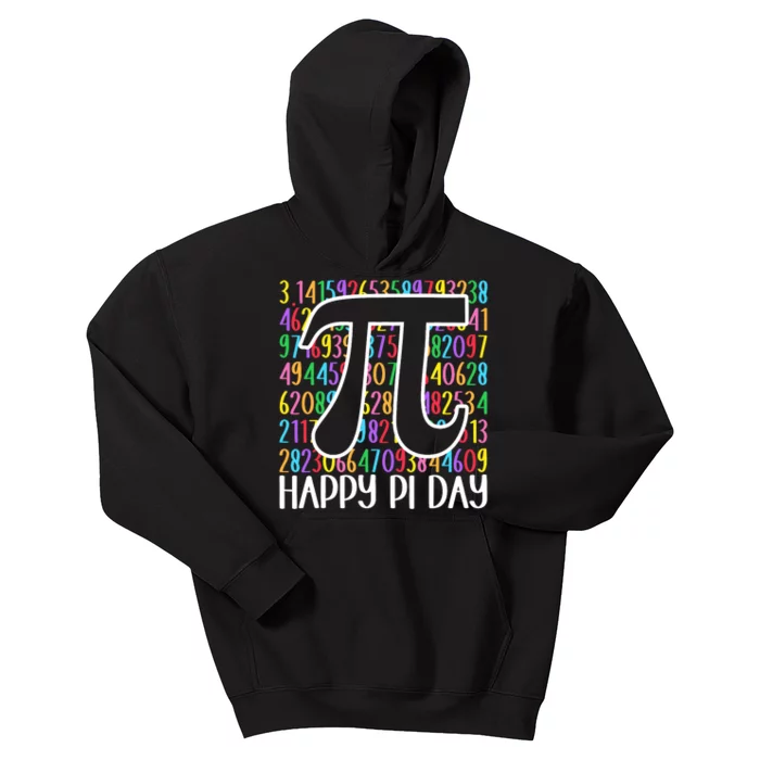 Happy Pi Day Math Teachers Student Professor Pi Day Kids Hoodie