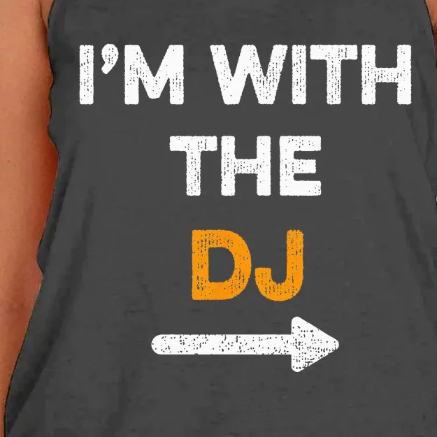 Halloween Party Duo DJ & Sidekick Costume Women's Knotted Racerback Tank