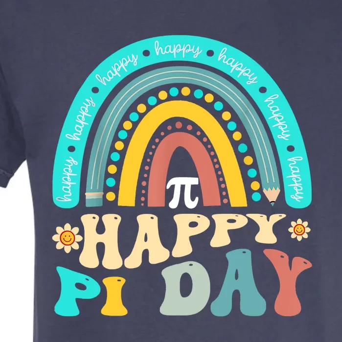 Happy Pi Day Mathematic Math Teacher Gift Rainbow Garment-Dyed Heavyweight T-Shirt