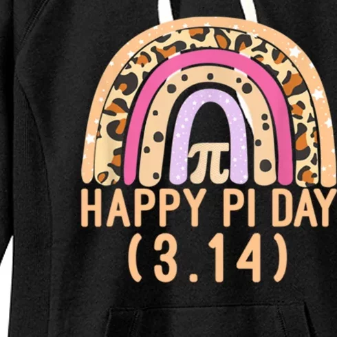 Happy Pi Day Rainbow March 14th Women's Fleece Hoodie