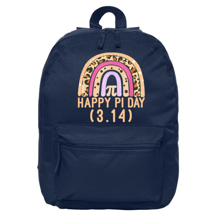 Happy Pi Day Rainbow March 14th 16 in Basic Backpack