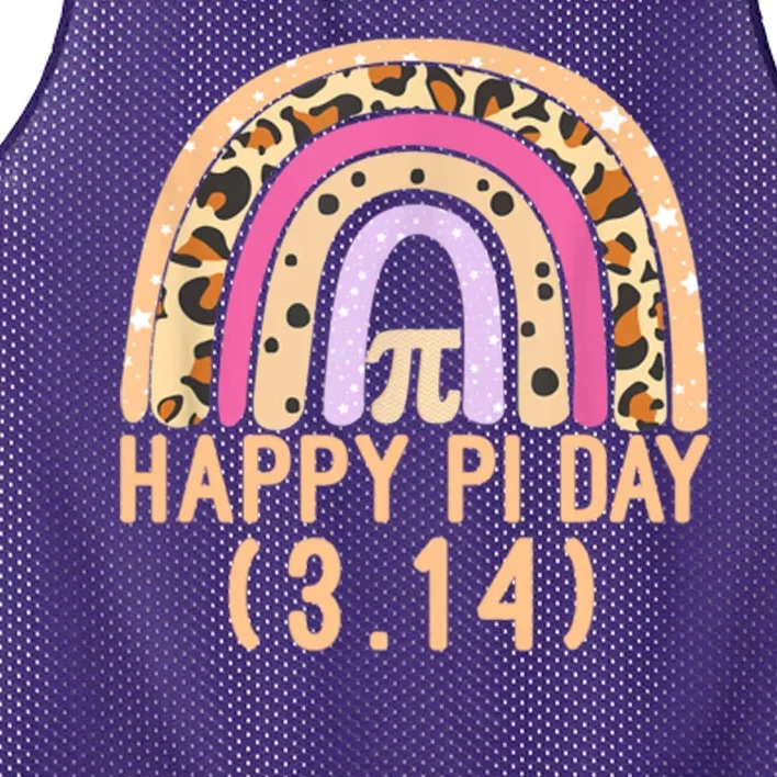 Happy Pi Day Rainbow March 14th Mesh Reversible Basketball Jersey Tank