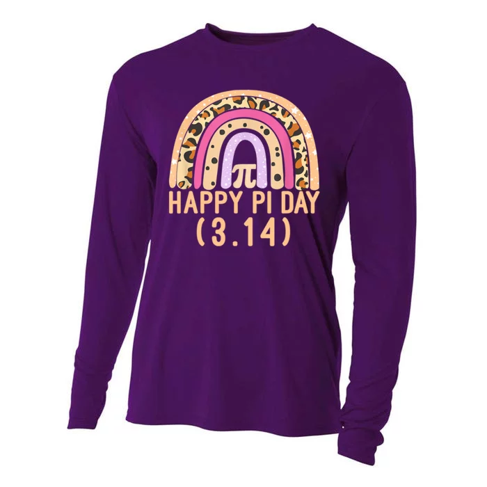 Happy Pi Day Rainbow March 14th Cooling Performance Long Sleeve Crew