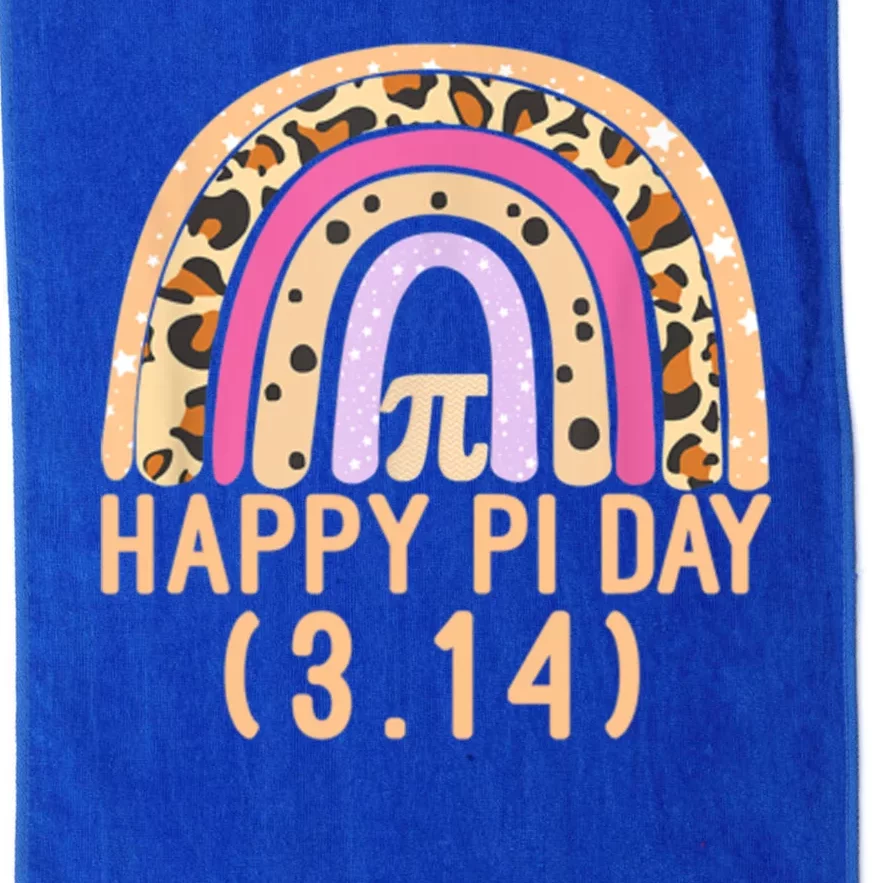 Happy Pi Day Rainbow March 14th Platinum Collection Golf Towel