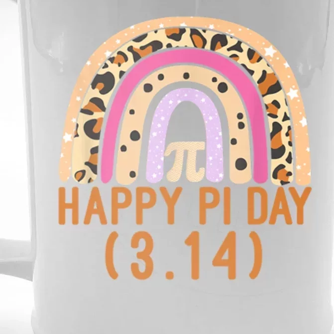 Happy Pi Day Rainbow March 14th Front & Back Beer Stein