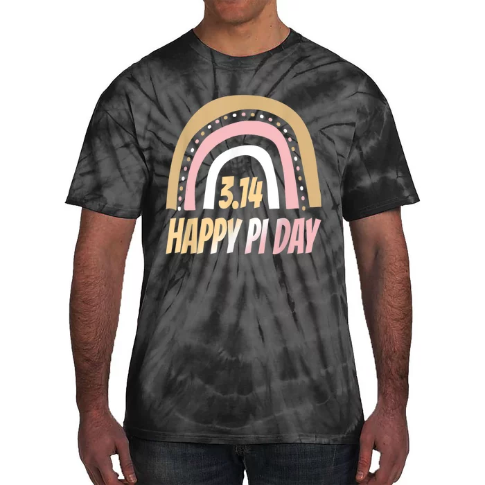 Happy Pi Day Mathematic Math Teacher Rainbow Pi Day Clothing Tie-Dye T-Shirt