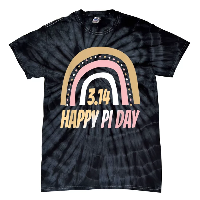 Happy Pi Day Mathematic Math Teacher Rainbow Pi Day Clothing Tie-Dye T-Shirt