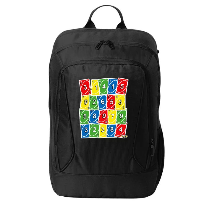 Happy PI Day, 314, 3.14 Retro Math Card Game Gifts City Backpack