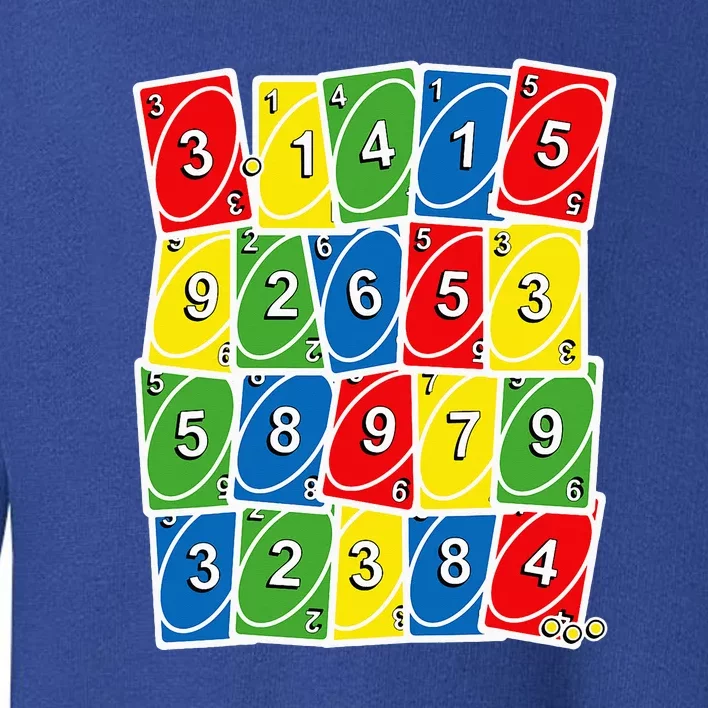 Happy PI Day, 314, 3.14 Retro Math Card Game Gifts Toddler Sweatshirt