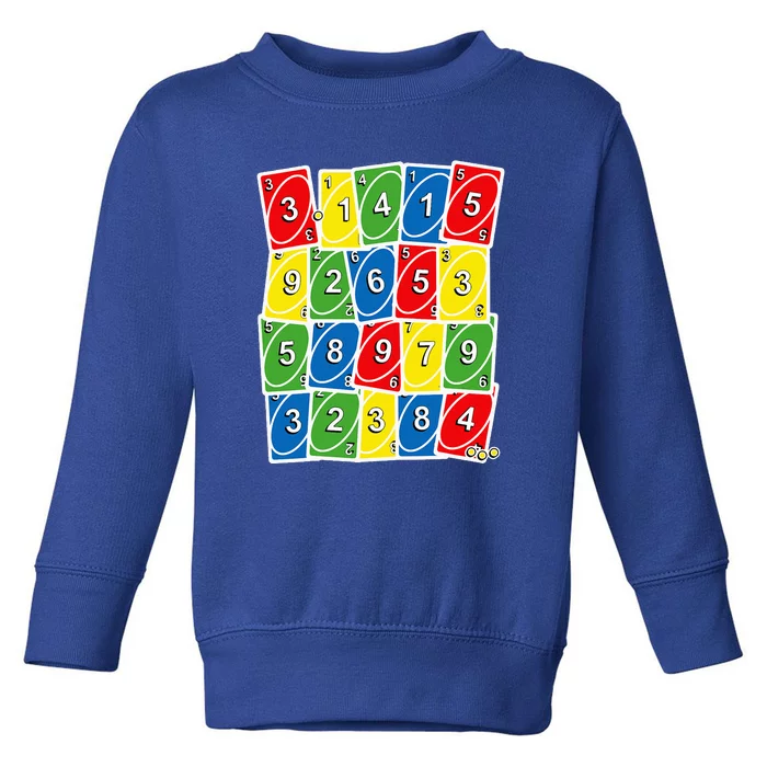 Happy PI Day, 314, 3.14 Retro Math Card Game Gifts Toddler Sweatshirt