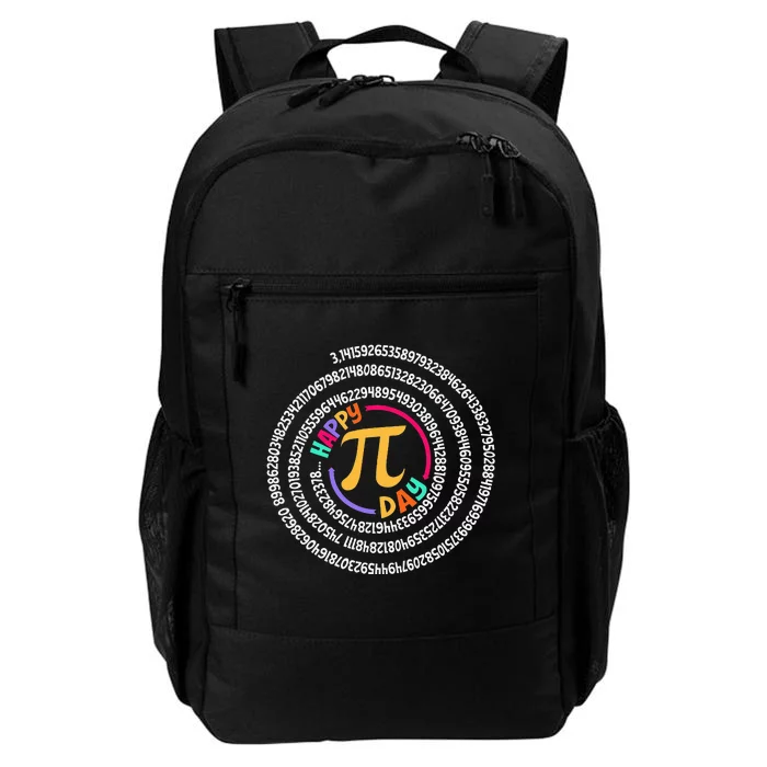 Happy Pi Day 3.14 Mathematic Math Teacher Gift Spiral Pi Day Daily Commute Backpack