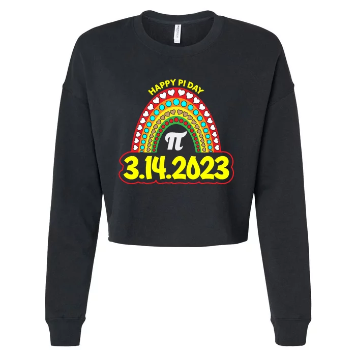 Happy Pi Day Cropped Pullover Crew