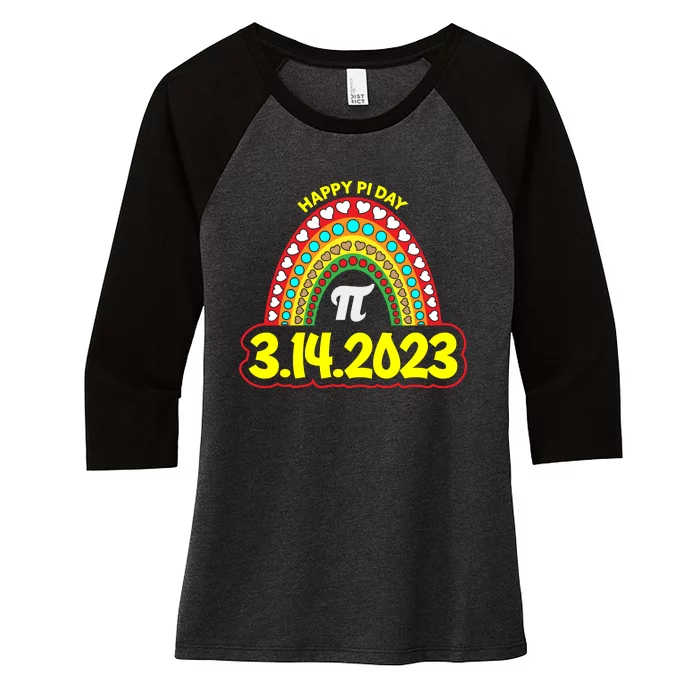 Happy Pi Day Women's Tri-Blend 3/4-Sleeve Raglan Shirt