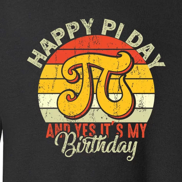 Happy Pi Day Toddler Sweatshirt