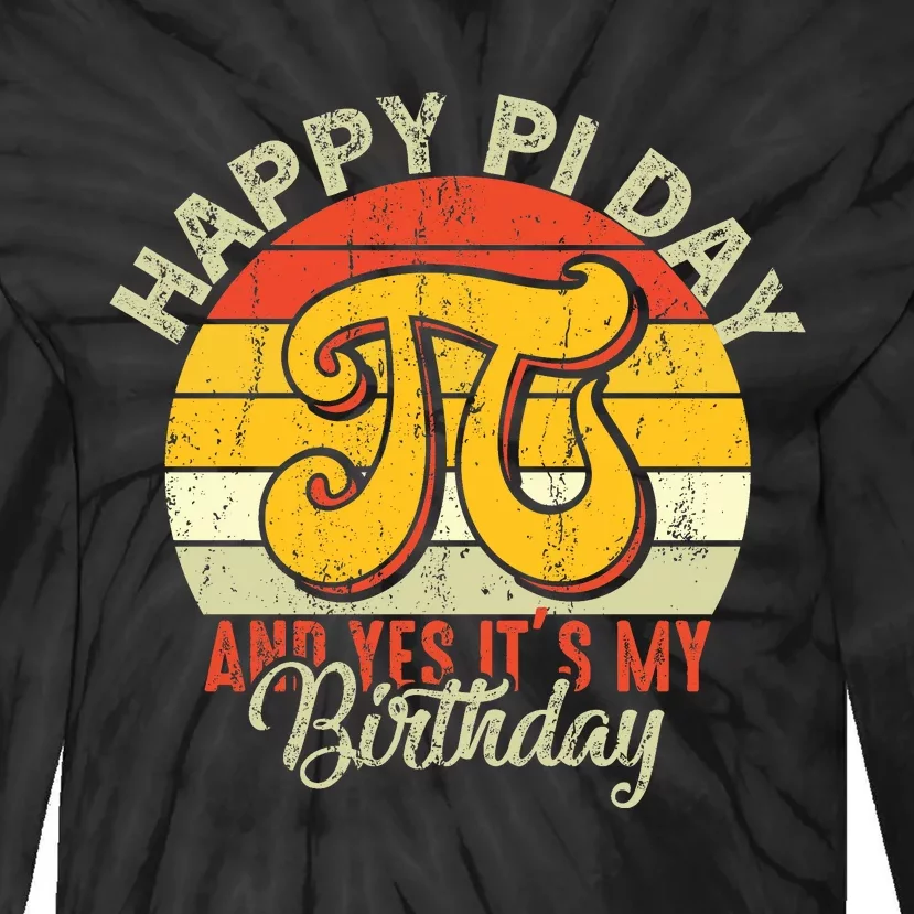 Happy Pi Day Tie-Dye Long Sleeve Shirt