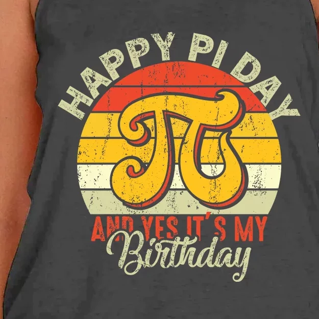 Happy Pi Day Women's Knotted Racerback Tank