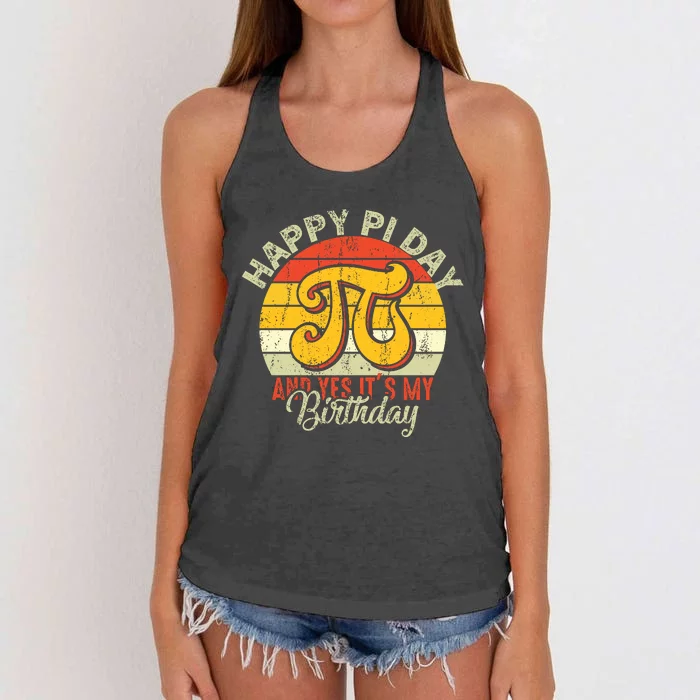 Happy Pi Day Women's Knotted Racerback Tank