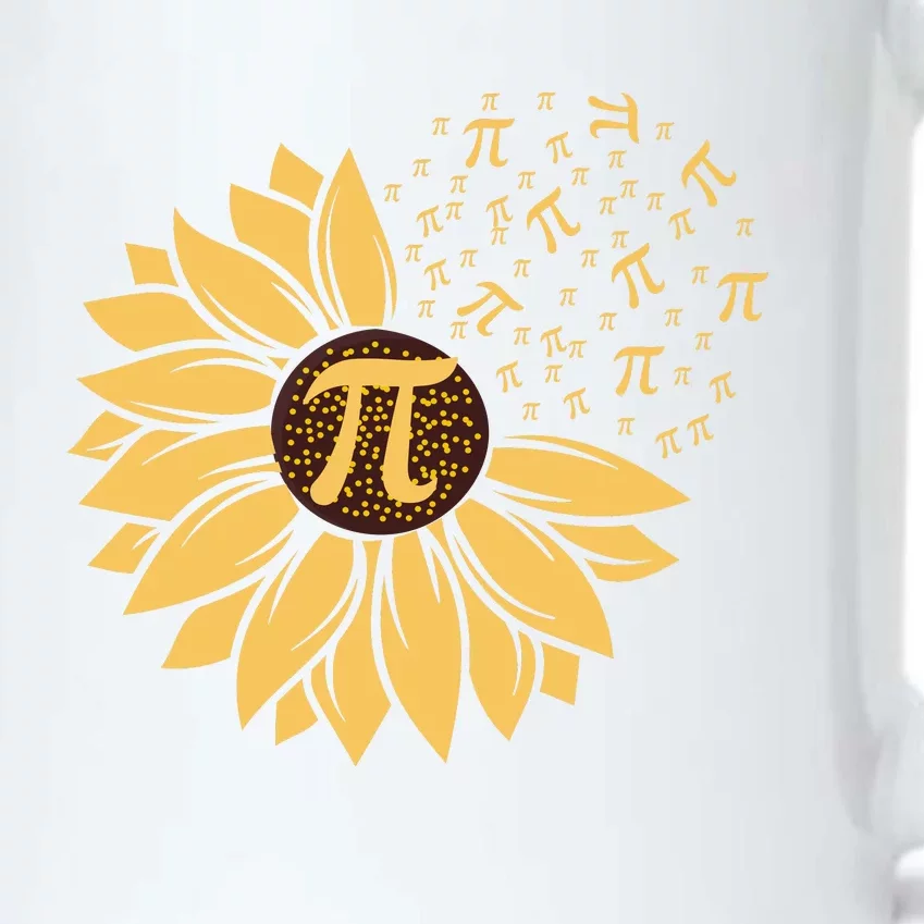 Happy Pi Day Sunflower Lovers Black Color Changing Mug