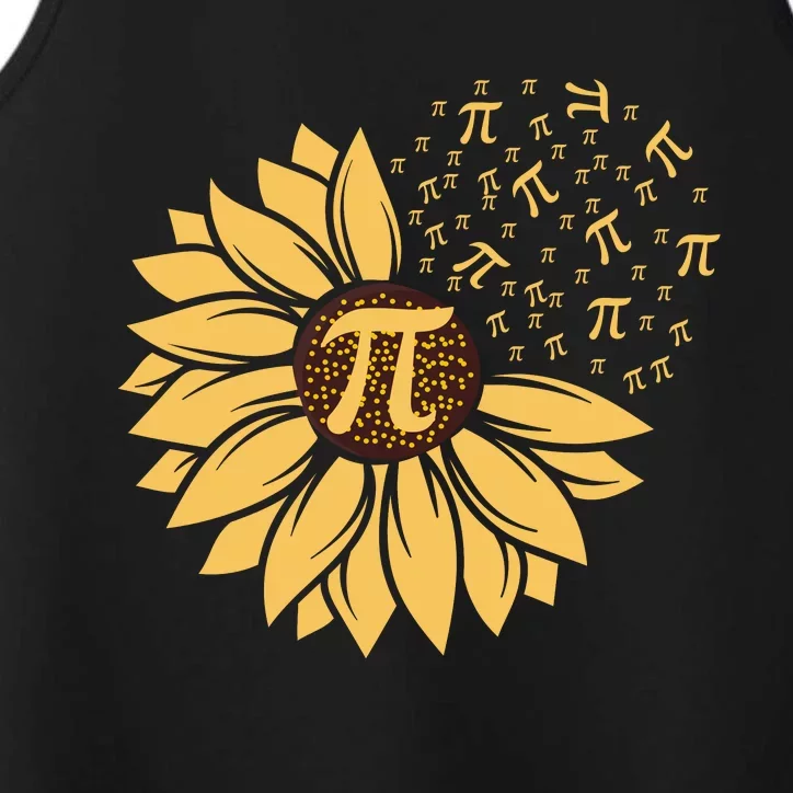 Happy Pi Day Sunflower Lovers Performance Tank