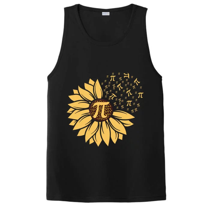 Happy Pi Day Sunflower Lovers Performance Tank