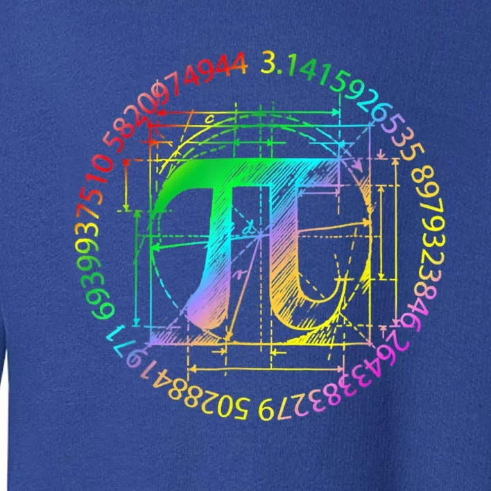 Happy Pi Day Gift 3.14 Pi Mathematic Math Teacher Gift Toddler Sweatshirt