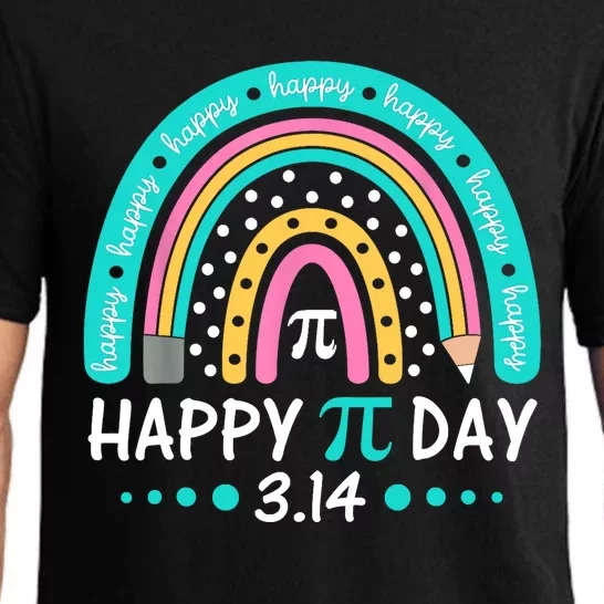 Happy Pi Day Mathematic Math Teacher Gift Rainbow Pajama Set