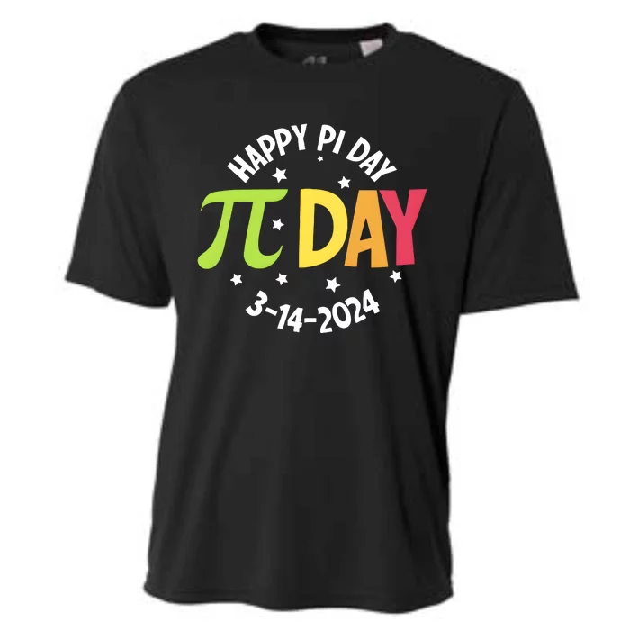 Happy Pi Day Math Teacher Back To School Cooling Performance Crew T-Shirt