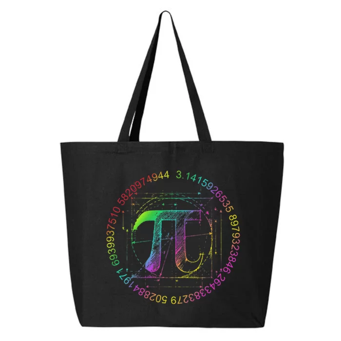 Happy Pi Day Mathematic Math Teacher 25L Jumbo Tote