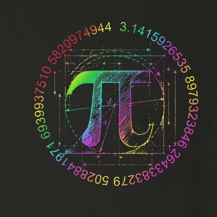 Happy Pi Day Mathematic Math Teacher Toddler Long Sleeve Shirt