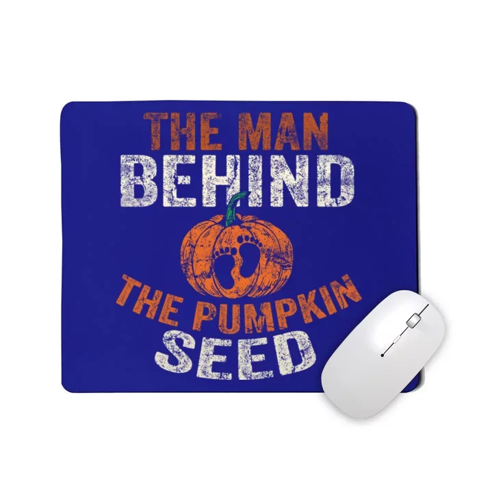 Halloween Pregnancy Dad The Behind The Pumpkin Seed Gift Mousepad